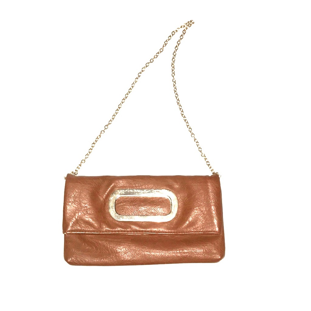 Aldo clutch with optional chain.